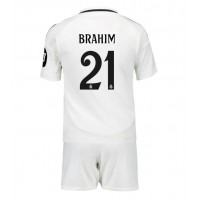 Real Madrid Brahim Diaz #21 Replica Home Minikit 2024-25 Short Sleeve (+ pants)